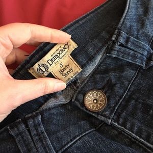 Democracy ankle length skinny jeans